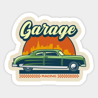 Garage Racing Badge Sticker